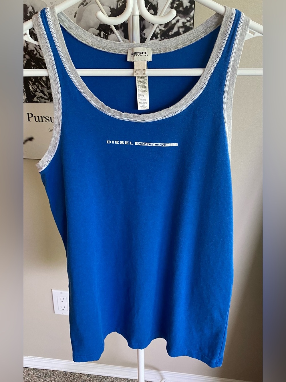 Diesel Blue Tank Top